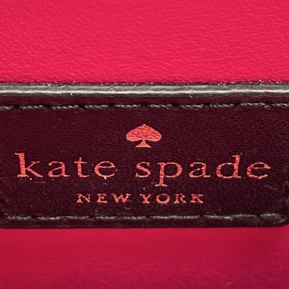 Kate Spade New York Black Pink Leather Putnam Drive Anissa Satchel - Picture 3 of 12